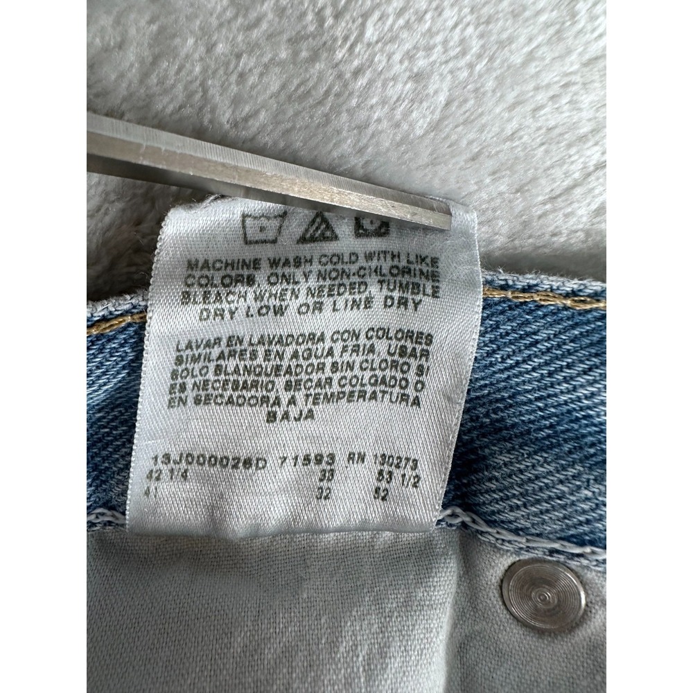 Lot of 2 Wrangler Relaxed Fit Blue Denim Jeans Men's 40x32 Workwear - Picture 12 of 16